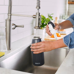 Premium Filtering Water Bottle - Stainless Steel, 32oz