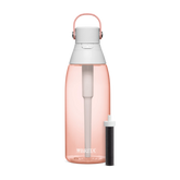 Premium Filtering Water Bottle - Hard Sided Plastic, 36oz