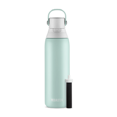 Premium Filtering Water Bottle - Stainless Glacier, 20oz