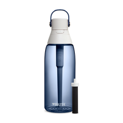 Premium Filtering Water Bottle - Hard Sided Plastic, 36oz